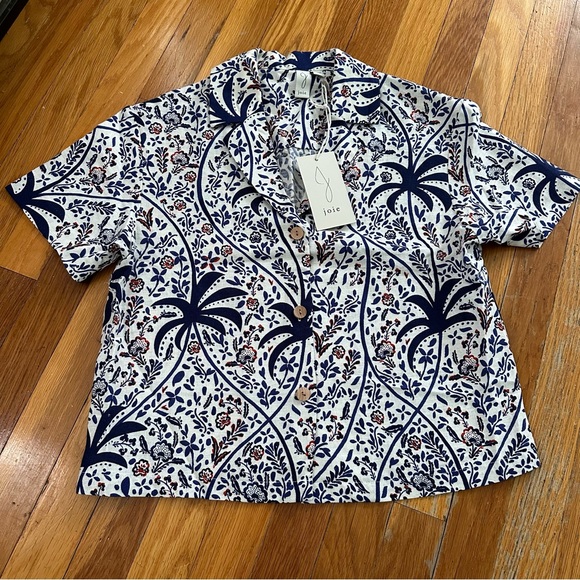 Joie boho batik print pattern linen blend shorts and top set, NWT - Picture 7 of 12